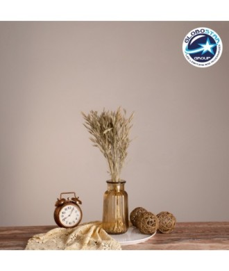 GloboStar® WHEAT 36548 Αποξηραμένο Φυτό Σίτος - Μπουκέτο Διακοσμητικών Κλαδιών Μπεζ - Πράσινο Υ60cm - Σετ 50 τμχ